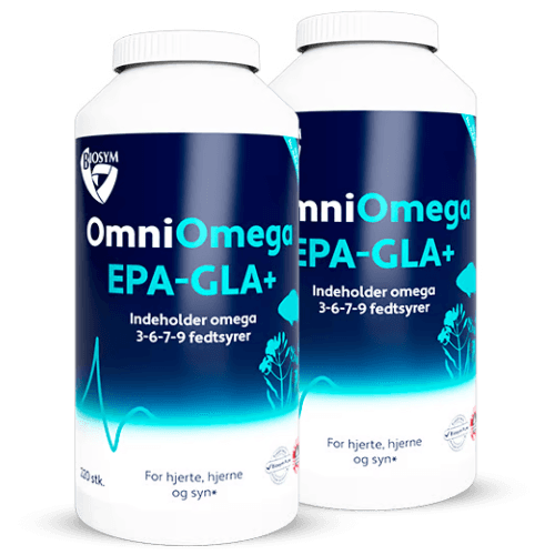 2 x Biosym OmniOmega EPA-GLA+ 220 kapsler